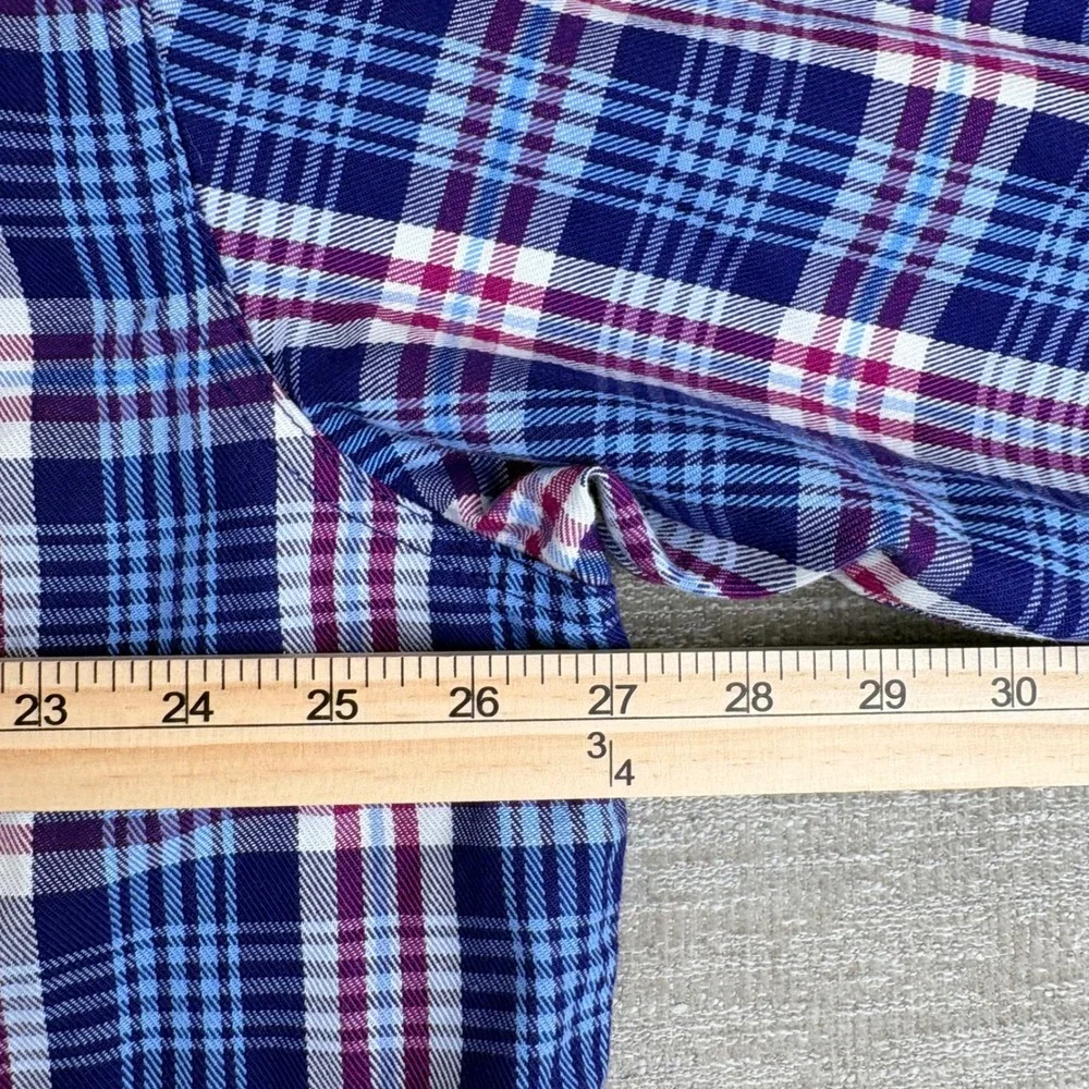 Vanlens FR2023C MNS FR Shirt Mens 2XL Blue Plaid CAT 2 Workwear EUC Industrial
